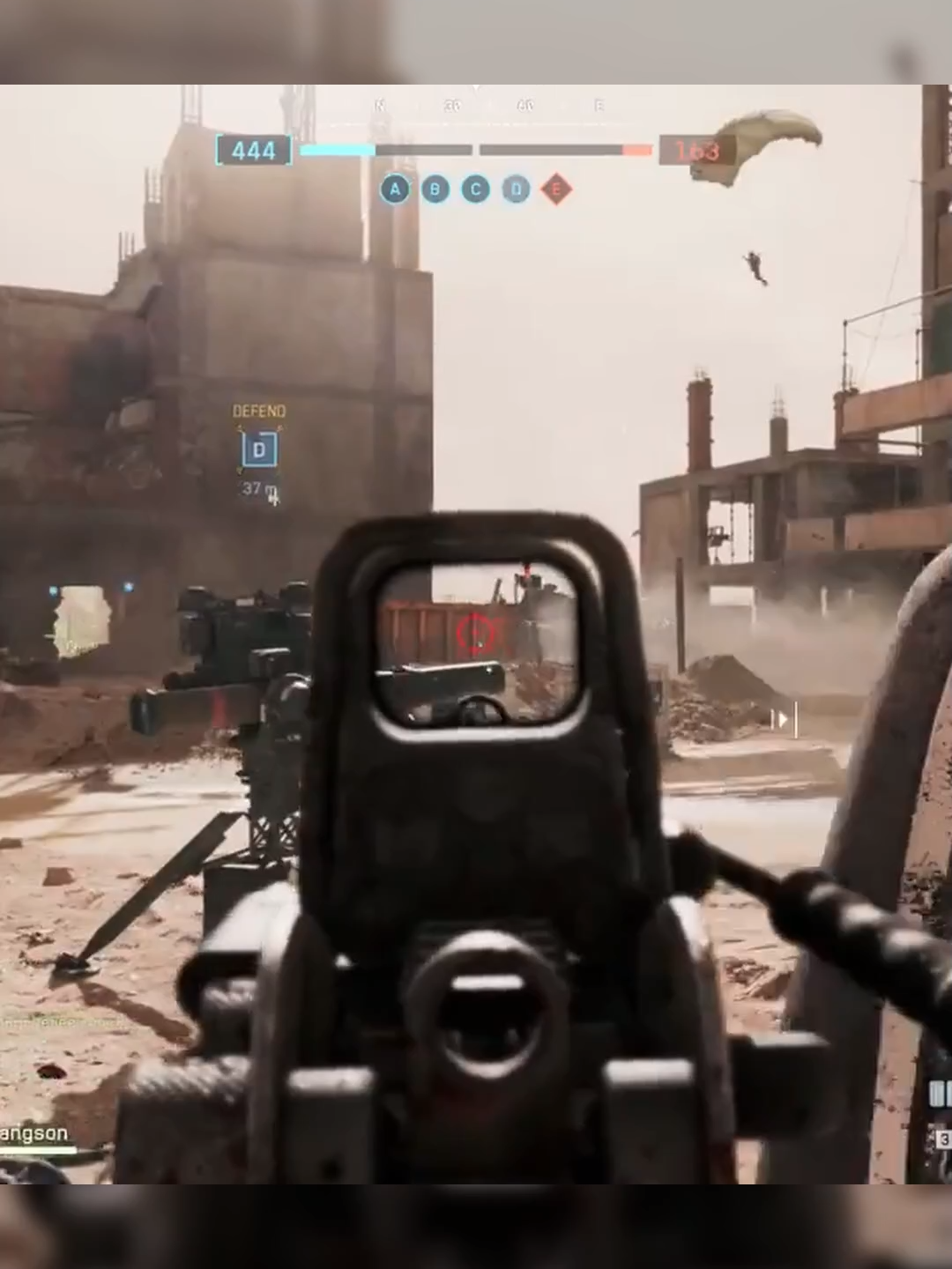 Wall finished the job 💀 #battlefield6 #gaming Via: u/TooShway
