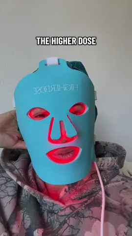 My face is priceless which is why I think the Higherdose red light face mask is work it! It makes my skin glow fr #redlighttherapy #redlightfacemask 