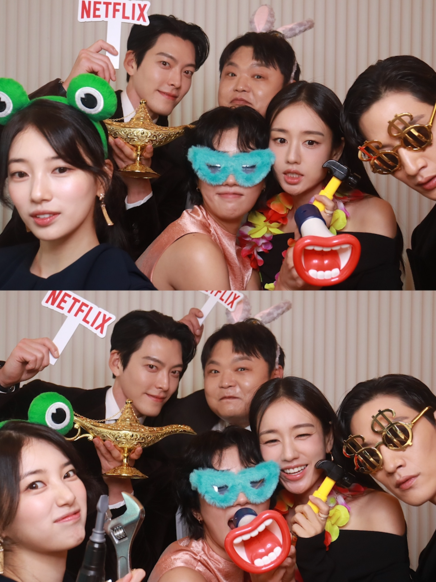 Photo booth mood: unfiltered, unserious, unforgettable <Genie, Make a Wish> is now playing, only on Netflix #다이루어질지니 #GenieMakeAWish #Kdrama #drakor