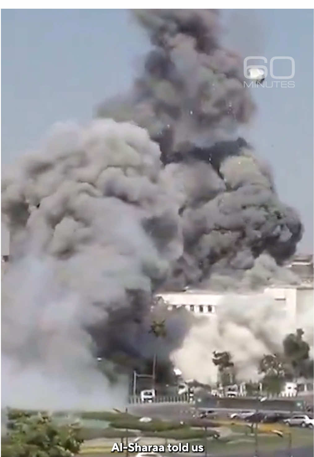 Syrian President Ahmed al-Sharaa says Israel bombed the grounds of his presidential palace twice, and one of those times he was close to the site that was bombed. “To target the palace to convey a message, that’s not a message, that’s a declaration of war,” says al-Sharaa. “But Syria doesn’t want to engage in wars, and it doesn’t want to be a threat to Israel or anyone else.” Israel said the strikes were intended to protect the Druze, a minority ethnic group that lives in both Syria and Israel. Al-Sharaa calls sectarian strife involving the Druze in southern Syria a “Syrian internal matter.” #syria #ahmedalsharaa #middleeast #israel 