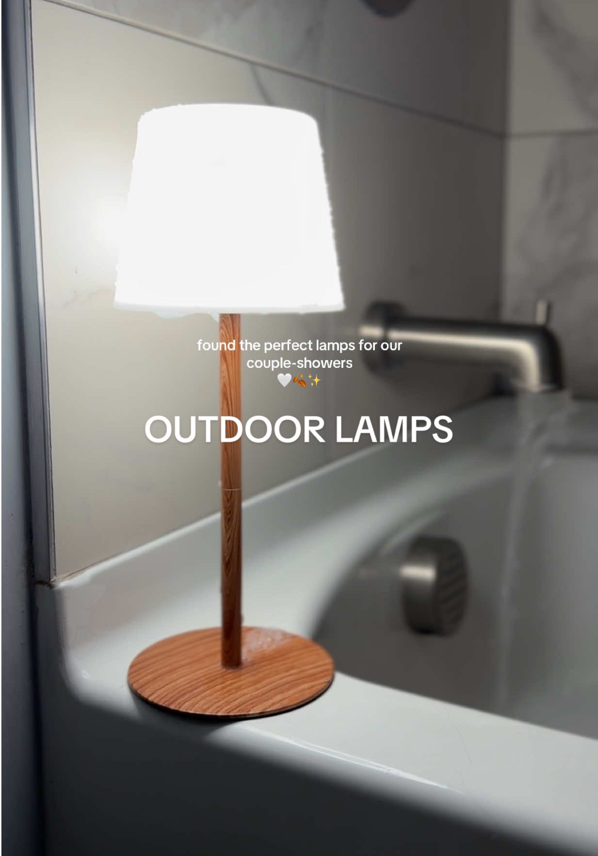 No more big light - just these beautiful babies. Comes in a 2 pack ✨ #waterprooflamps #showerlamps #ezvalo #tiktokshopblackfriday #tiktokshopfalldealsforyou 