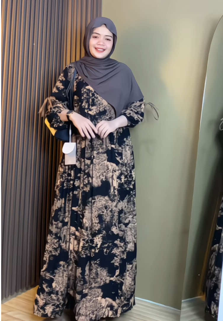 cantik bangett gamisnya😍💗🤏#rekomendasi #ootdhijabstyle #gamismurah #gamislebaran 