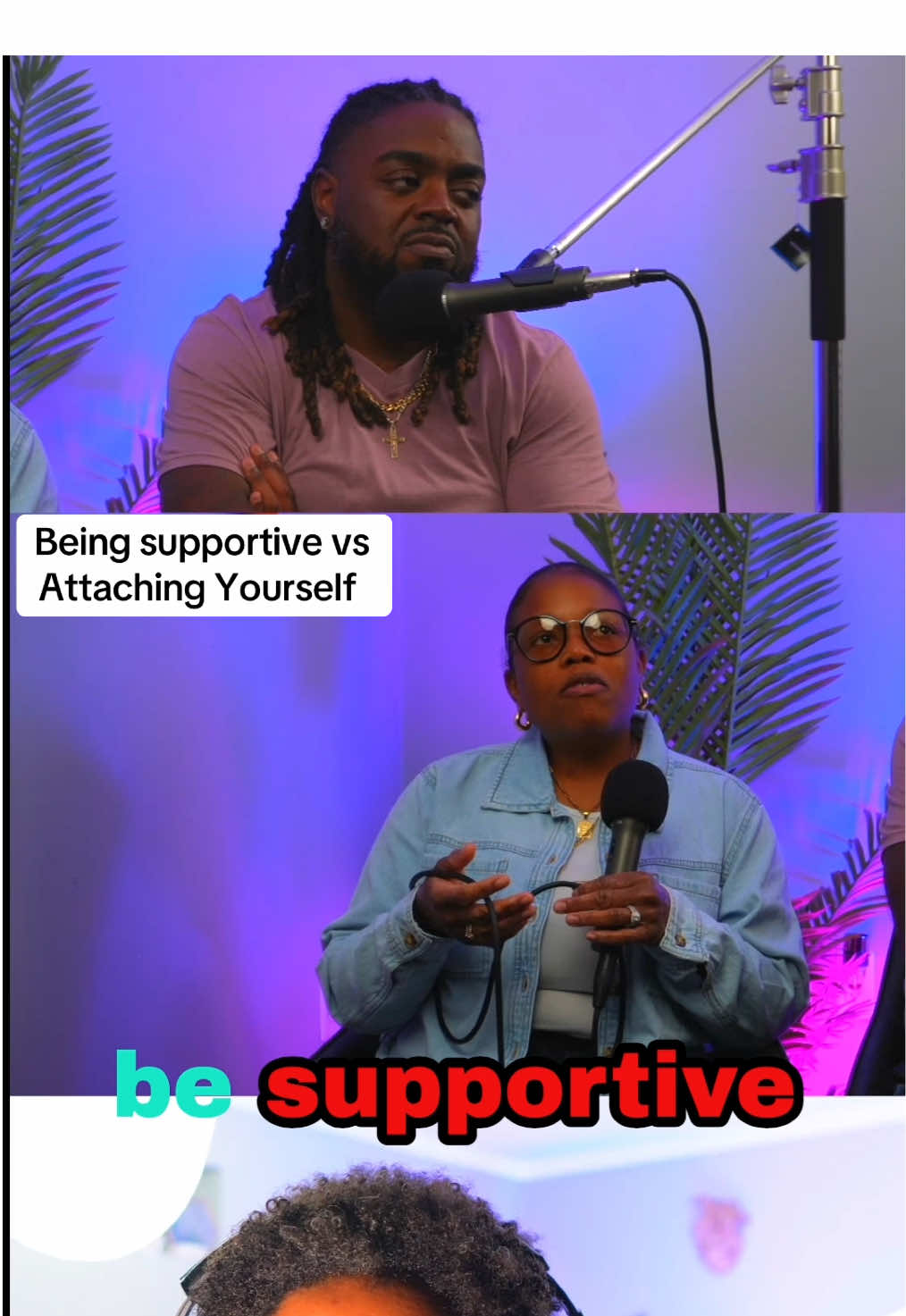 Being supportive vs Attaching Yourself 