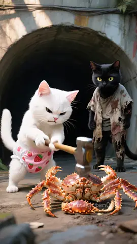 A Birthday Gone Wrong! Kitten’s Regret Will Melt Your Heart 🎂🐱💔➡️❤️🍲#cat #catvideo #catlover #kitten #cute 