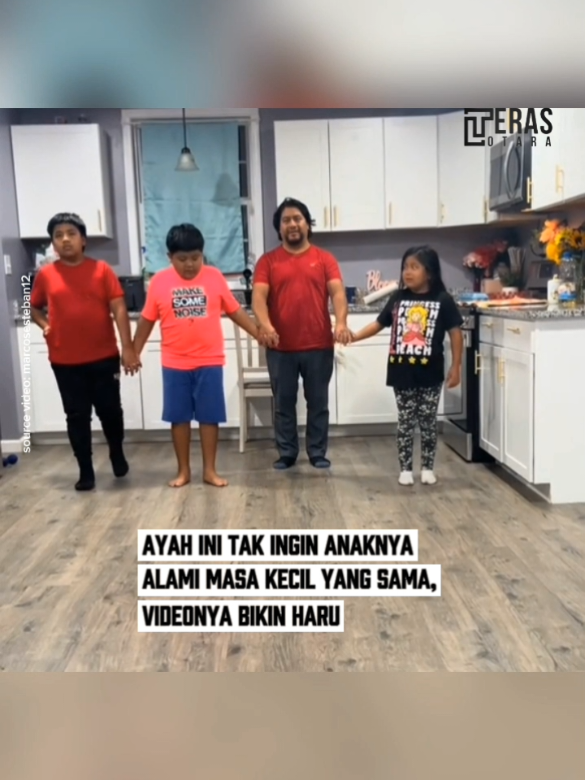 Video viral memperlihatkan seorang ayah bernama @Marcosesteban12 bermain permainan reflektif bersama ketiga anaknya. Dalam video berjudul “Move One Step Forward Challenge”, sang ayah meminta anak-anaknya maju satu langkah jika pernah merasakan hal-hal tertentu seperti makan pizza di usia tujuh tahun, bermain bersama ayah sepulang kerja, atau memiliki lebih dari dua pasang sepatu. Lewat permainan sederhana itu, Marcos ingin menunjukkan bahwa banyak hal kecil yang kini dinikmati anak-anaknya adalah hal yang tidak ia miliki saat kecil. Video ini menyentuh hati jutaan penonton dan mendapat pujian karena pesan hangatnya tentang kasih sayang dan perjuangan seorang ayah untuk memberikan kehidupan yang lebih baik bagi anak-anaknya. 