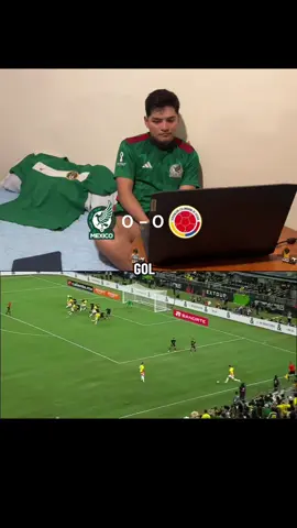 COLOMBIA APLASTA A MÉXICO 4 A 0 REACCIÓN A LOS GOLES #futbol⚽️ #miseleccionmx #colombia #reaccion 