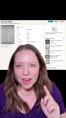 #greenscreen What are those suggested records on the side? #genealogy #ancestry 
