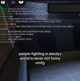 genuinely WHAT are they crashing out over im fucking crying dude can we please js play a game #fypage #dandysworld  #relatable #roblox 
