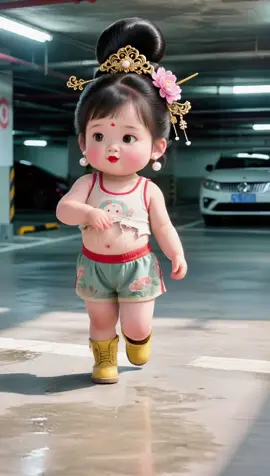 #quynhkun #AI #baby #dance 