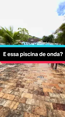 Rapaz e essas ondas aqui?#partiuviajar #piscina #viraltiktok #rancho 