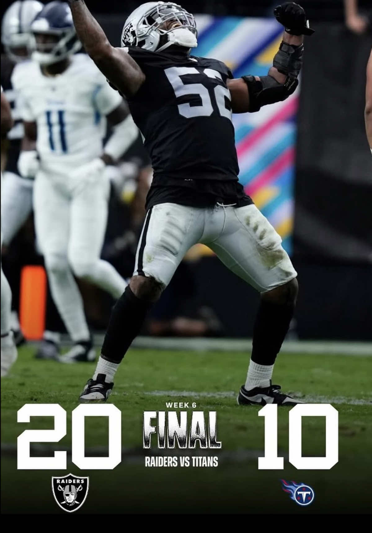 “The Las Vegas Raider’s Vs The Tennessee Titan’s ( Week 6 Of 2025 NFL Season) Full Game Highlight’s.”  #raiders #raidersnation #tennesseetitans #highlights #fyp 
