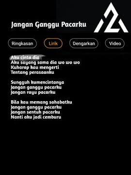 Jangan Ganggu Pacarku🫦#CapCut #fyp #musik #liriklagu #bismillahfyp 