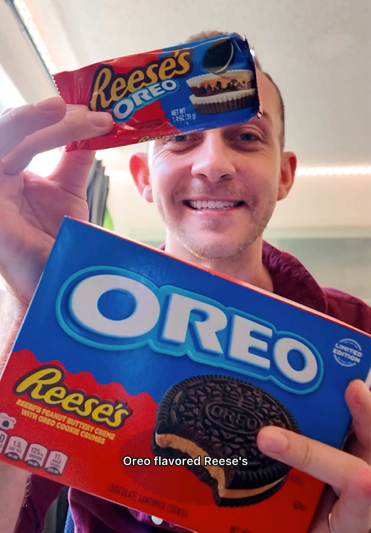 I’m baaack! Trying out the @Reeses & @OREO collaboration! #oreo #reese #review 
