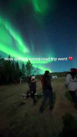 This is how our last aurora road trip went😍 4/4 nights of aurora and crazy northern lights every single night❤️ Wanna join us? #northernlights 
