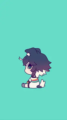 Not one single thought in that little head of hers 🐾🤲 #animation #puppygirl #thereshegoes #anime #cute 
