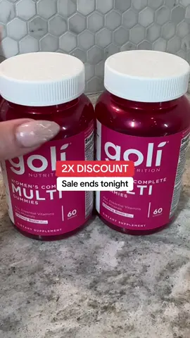 Women’s health meets beauty with Goli Nutrition’s complete multi! 💫 #tiktokshopcreatorpicks #tiktokshopblackfriday #tiktokshopcybermonday #golinewarrivals #golinutrition   *Final Price / Shipping / Coupons / Discounts may differ based on your TikTok account, available coupons, and current promotions. Always refer to product listing for up-to-date offers. 