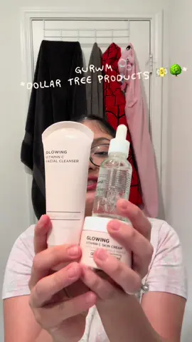 I see the hype on these products 🙊 !! For sure obsessed with the cream , hydrated my face so good 10/10 😝 @globalbeautycare  #dollartreefinds #drugstore #skincare #gurwm #foryoupage 