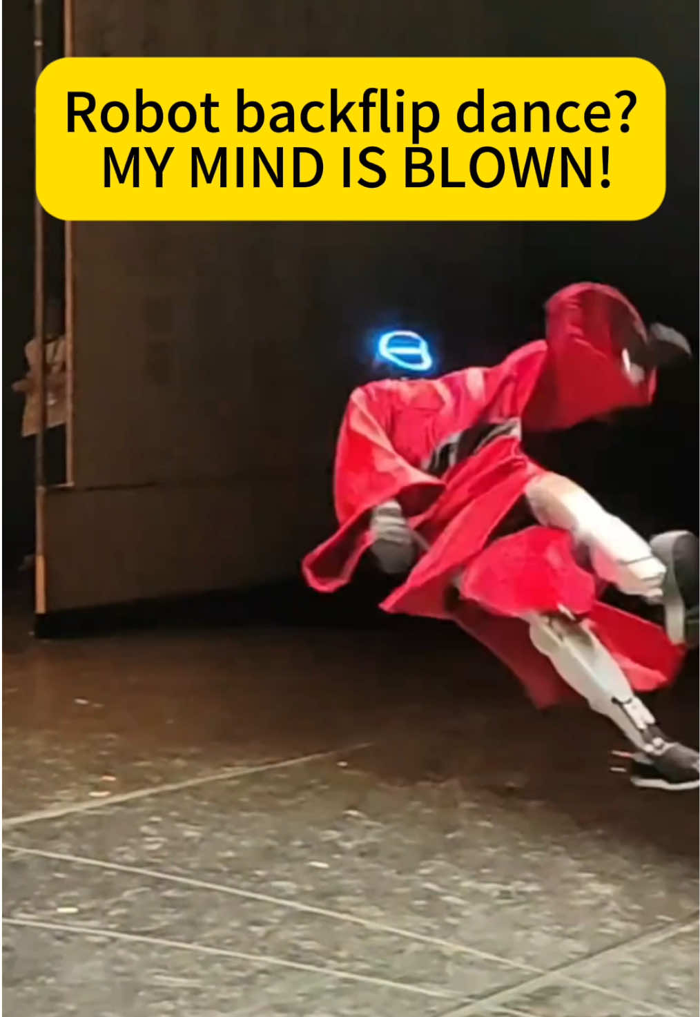 Did this robot’s backflip dance shock you #robot #robotics #humanoid #robotexplore #unitree 