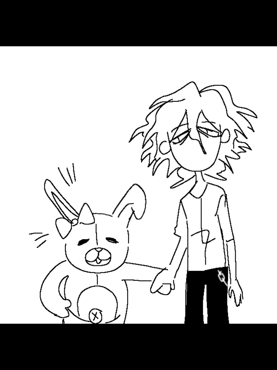 This is inspired by that one picture I saw. I thought it was really adorable, I do wish that Usami was respected more in the game. #DANGANRONPA #NAGITO #USAMI #DR2 #animation 