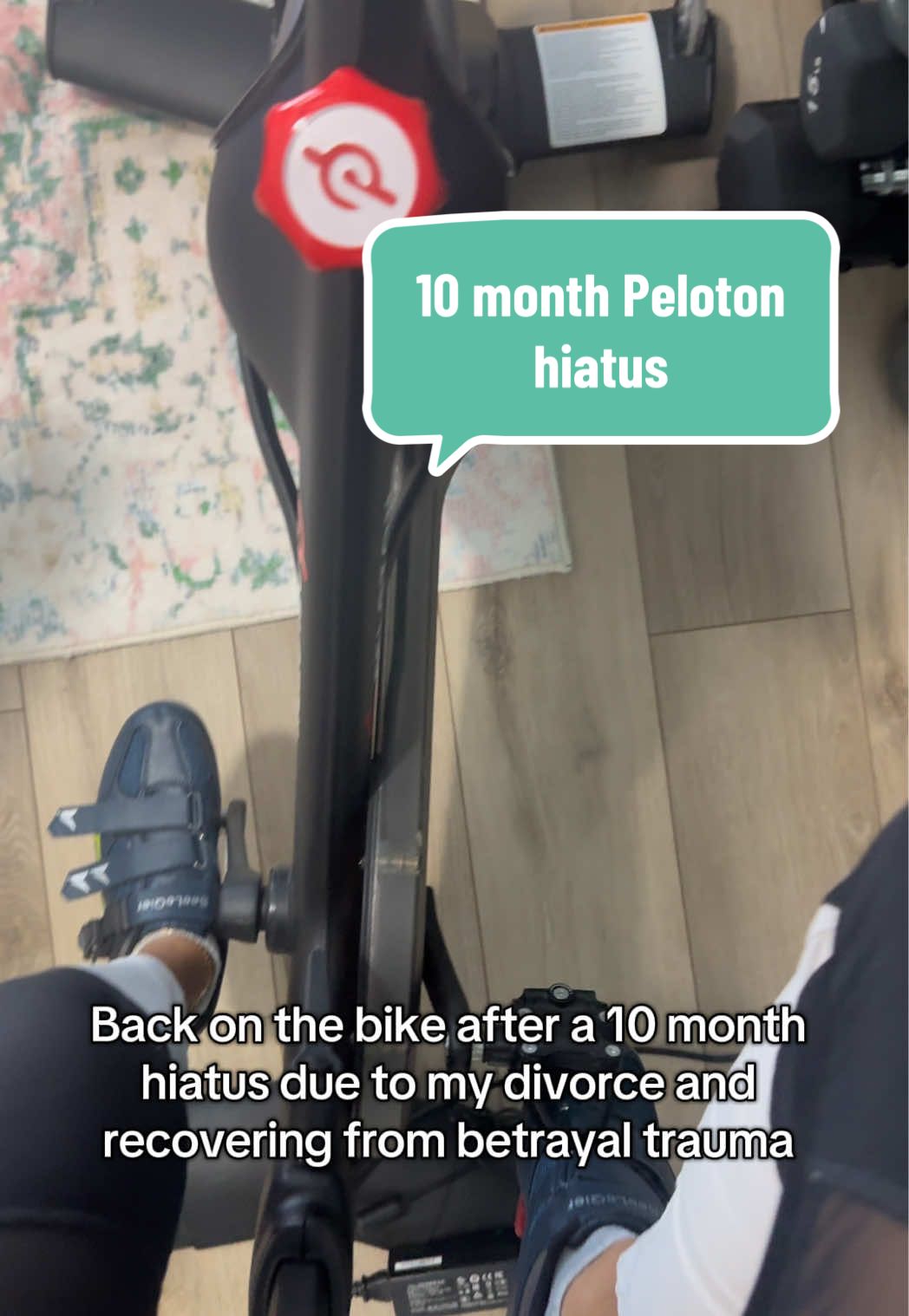 I’m so proud to be back #peloton family thank you @Cody Rigsby for the playlist I needed to come back to. #healing #journey #divorce #betrayaltrauma 