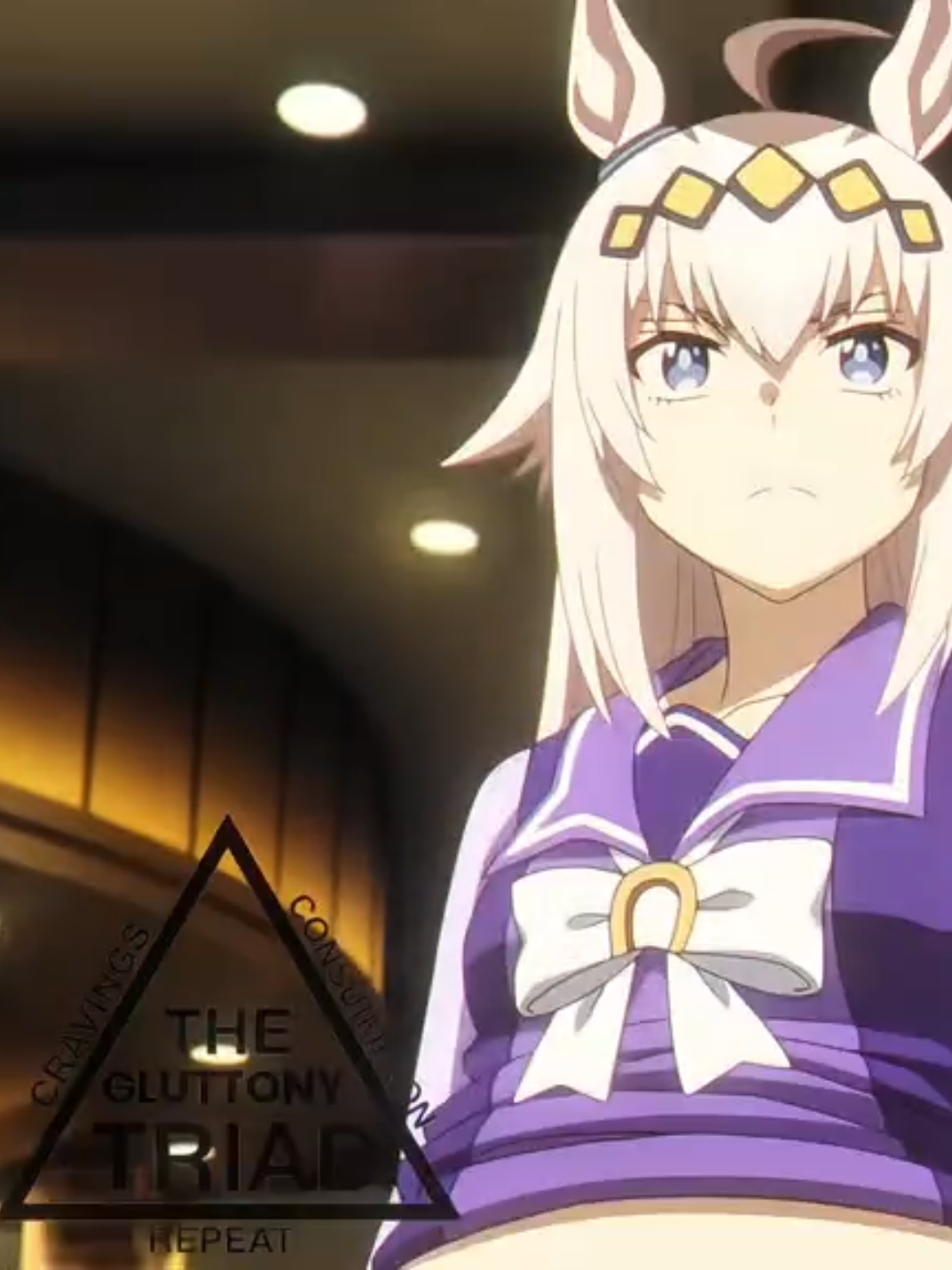 She's indeed the Glutton herself #trending #fyp #umamusume #oguricap #viral 
