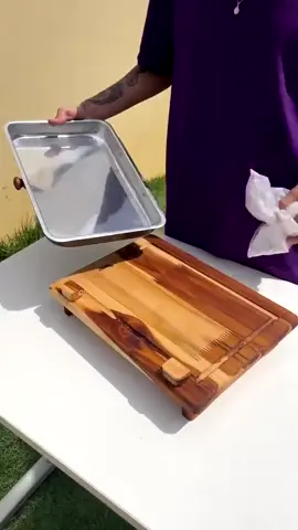 Tábua Inteligente Para Carne Churrasco Com Bandeja e Tampa Preta 🥩🍖  #tabuadecarne #tábuacomtampa #tabuainteligente #churrasco #churrascoemcasa  Link nos Comentários🥓🥩