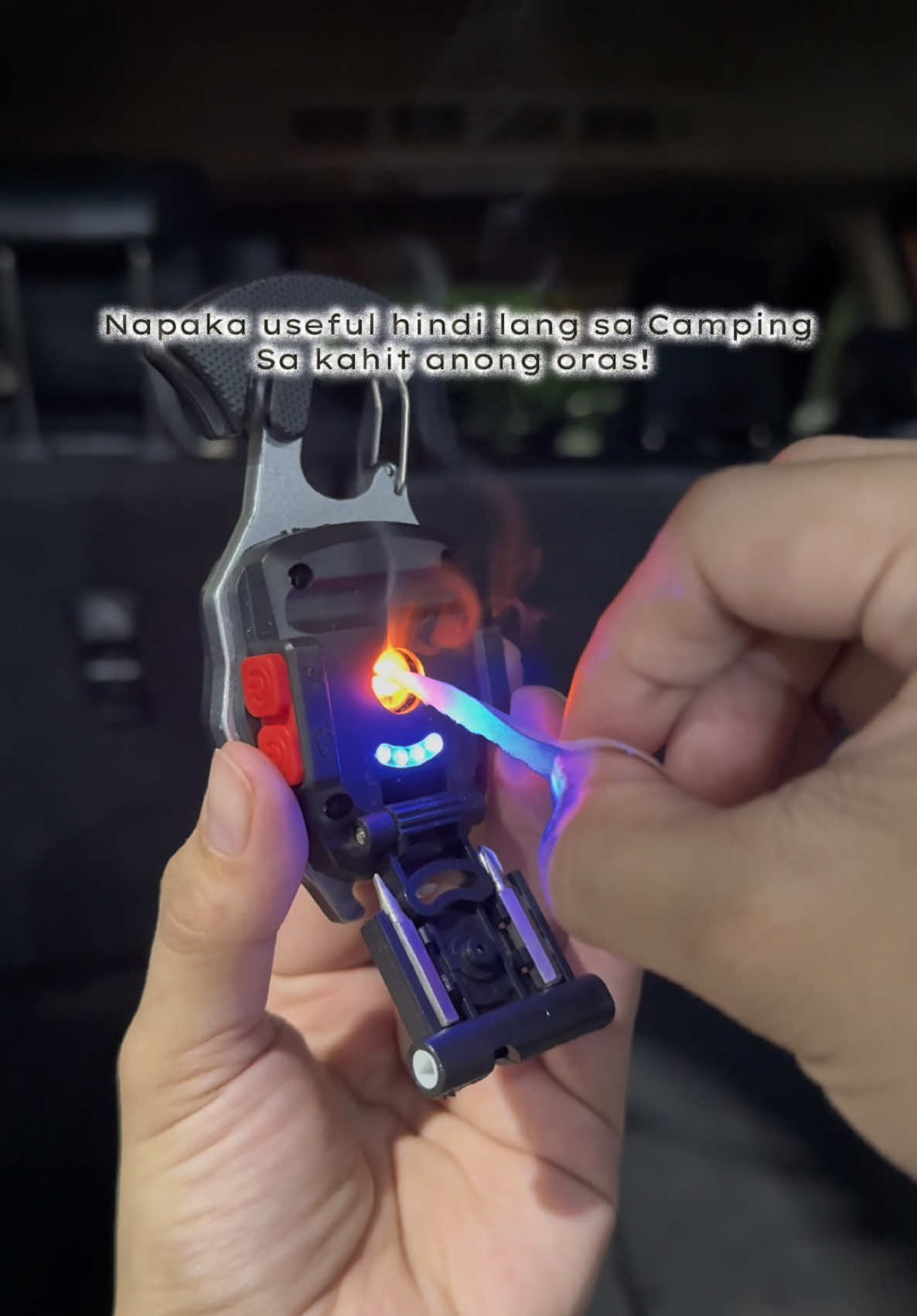 Napaka useful’ compact pa. gamit for survival mode. Madalas namin gamit sa camping yong Flashlight na to with Lighter. #flashlight #multifunctionalflashlight #lighter #light 