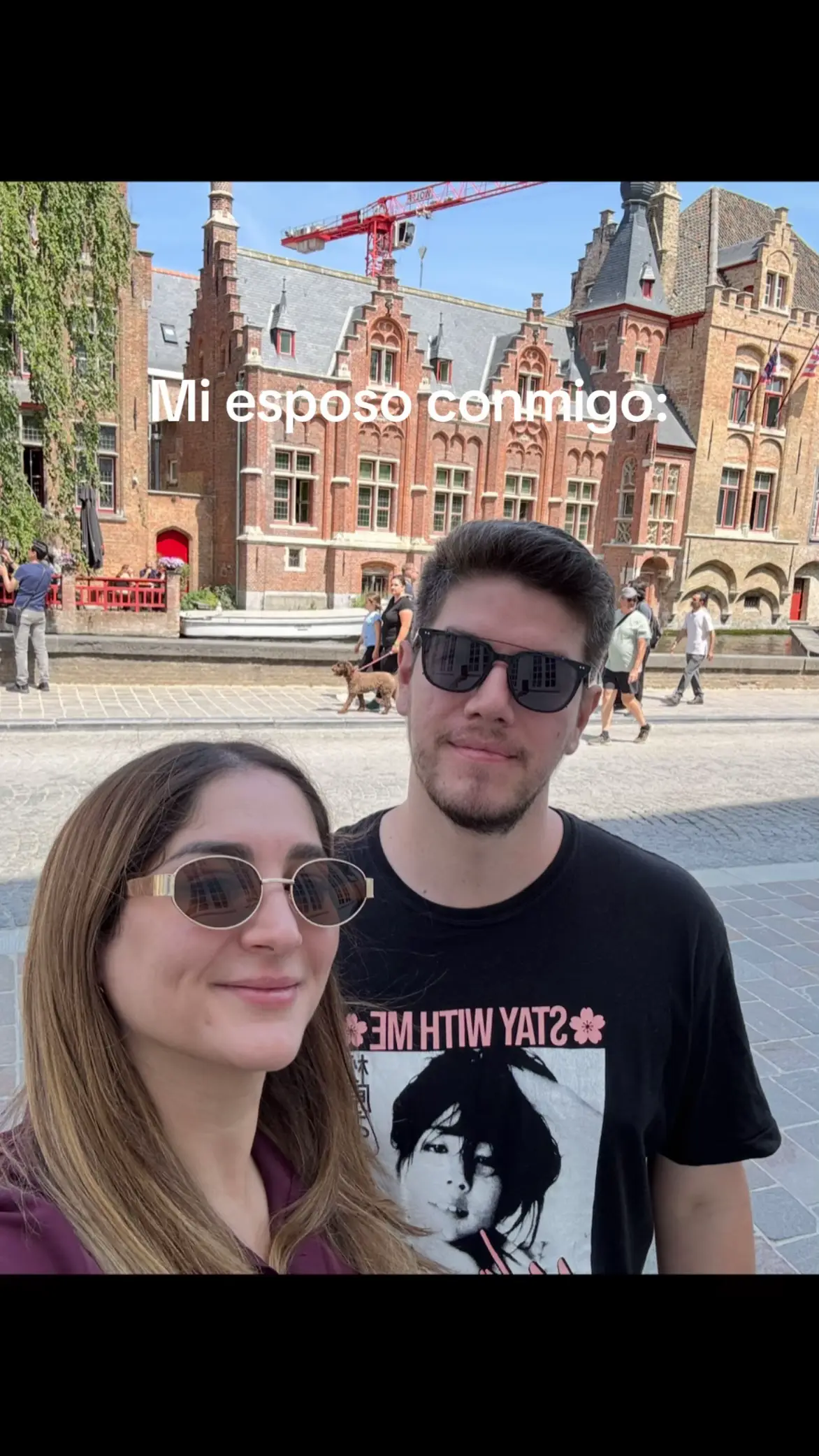 Mi esposo tomándose fotos conmigo @Joseies 