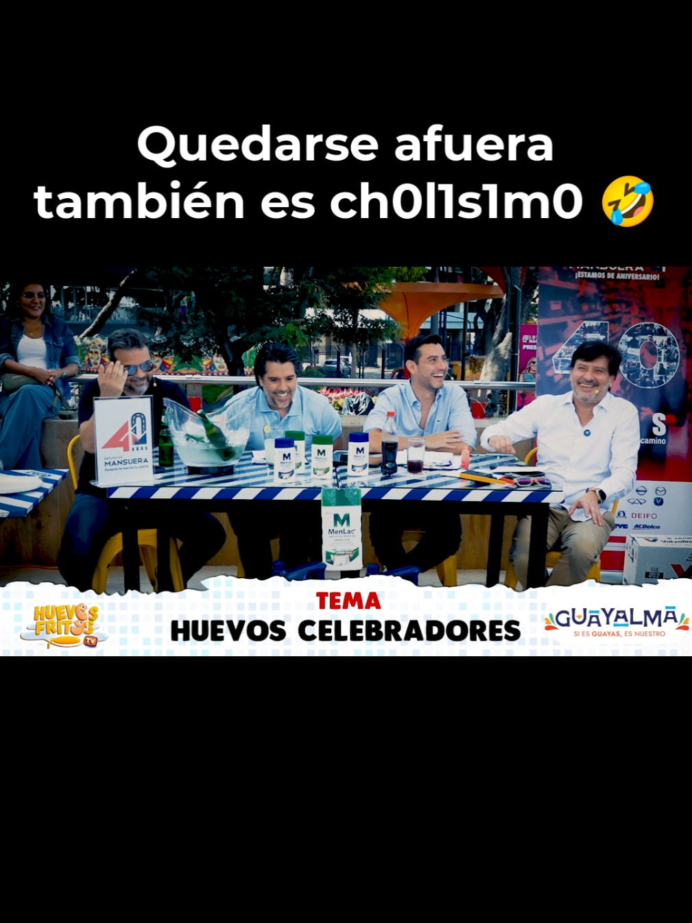 Quedarse afuera es una de la experiencias más dificiles 🤣🤣 y como dice Pelacho es 