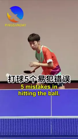 5 mistakes of the forehand topspin techniques