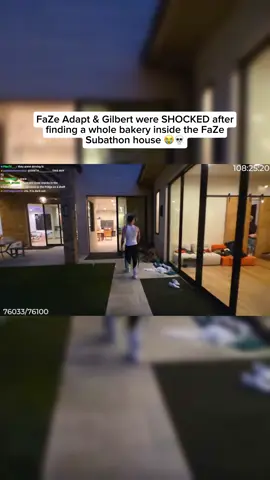 FaZe Adapt & Gilbert couldn’t believe what they just saw while strolling the FaZe Subathon house 😭💀 #FaZeSubathon #FaZeAdapt #FaZeClan #Gilbert #TwitchClips