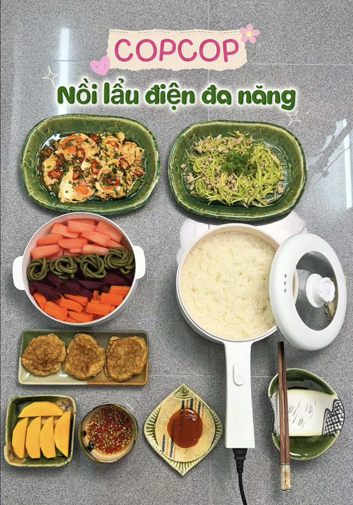 Nồi này một vốn bốn lời - Luộc chiên xào hấp tối thời nấu cơm😂 #fyp #linhlamreview #noilaudiendanang #noilaudanang #copcop 