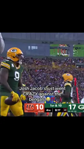 They could not tackle this man 😭 #joshjacobs #greenbaypackers #packers #packersnation #nflfootball 