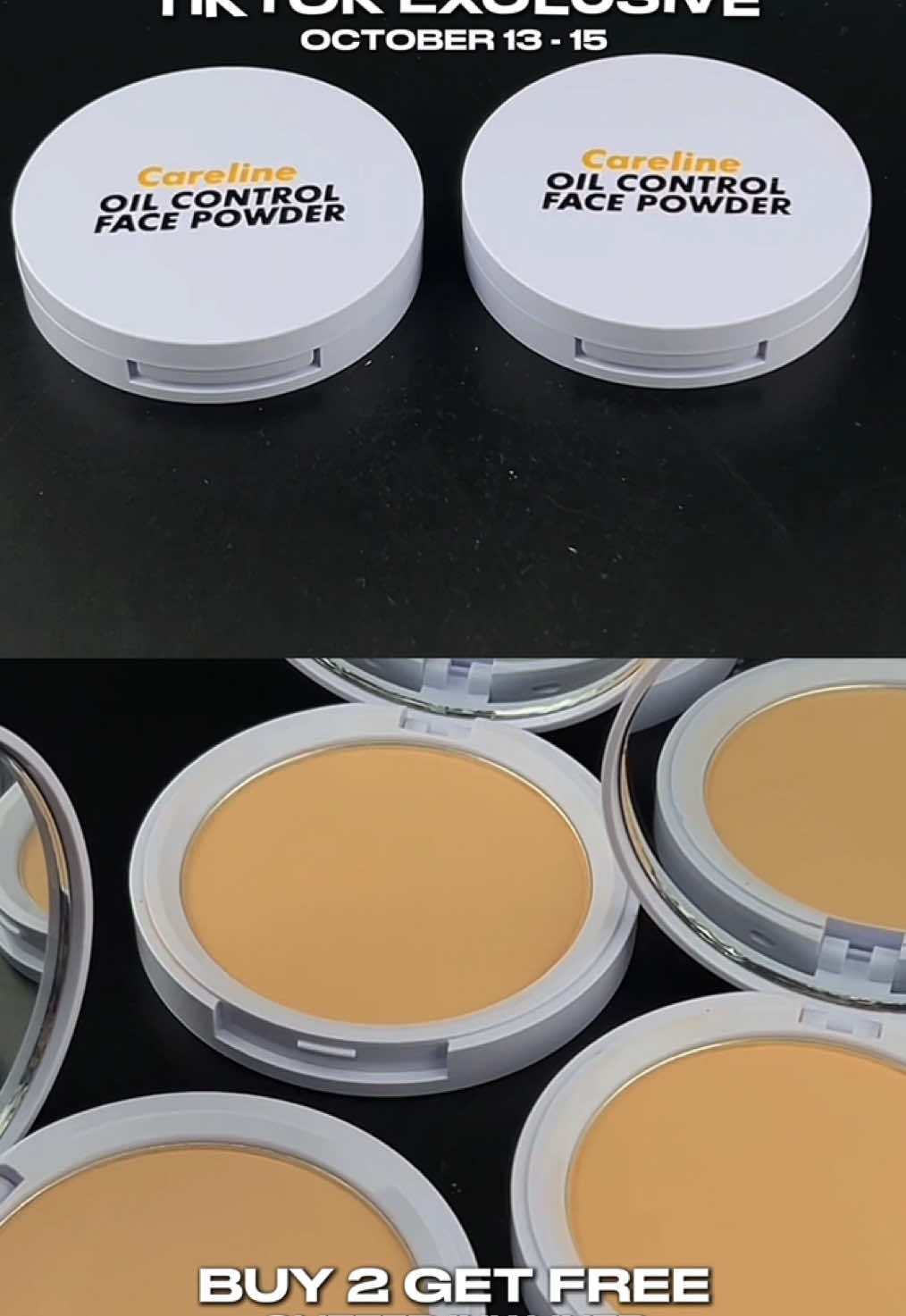 Buy 2 of your Careline faves — Oil Control Blush On or Oil Control Face Powder — and get a 𝗙𝗥𝗘𝗘 𝗚𝗹𝗶𝘁𝘁𝗲𝗿-𝗜𝗻𝗸 𝗟𝗶𝗻𝗲𝗿. TikTok Exclusive only!  #CarelinePH #BetterThanBasic 
