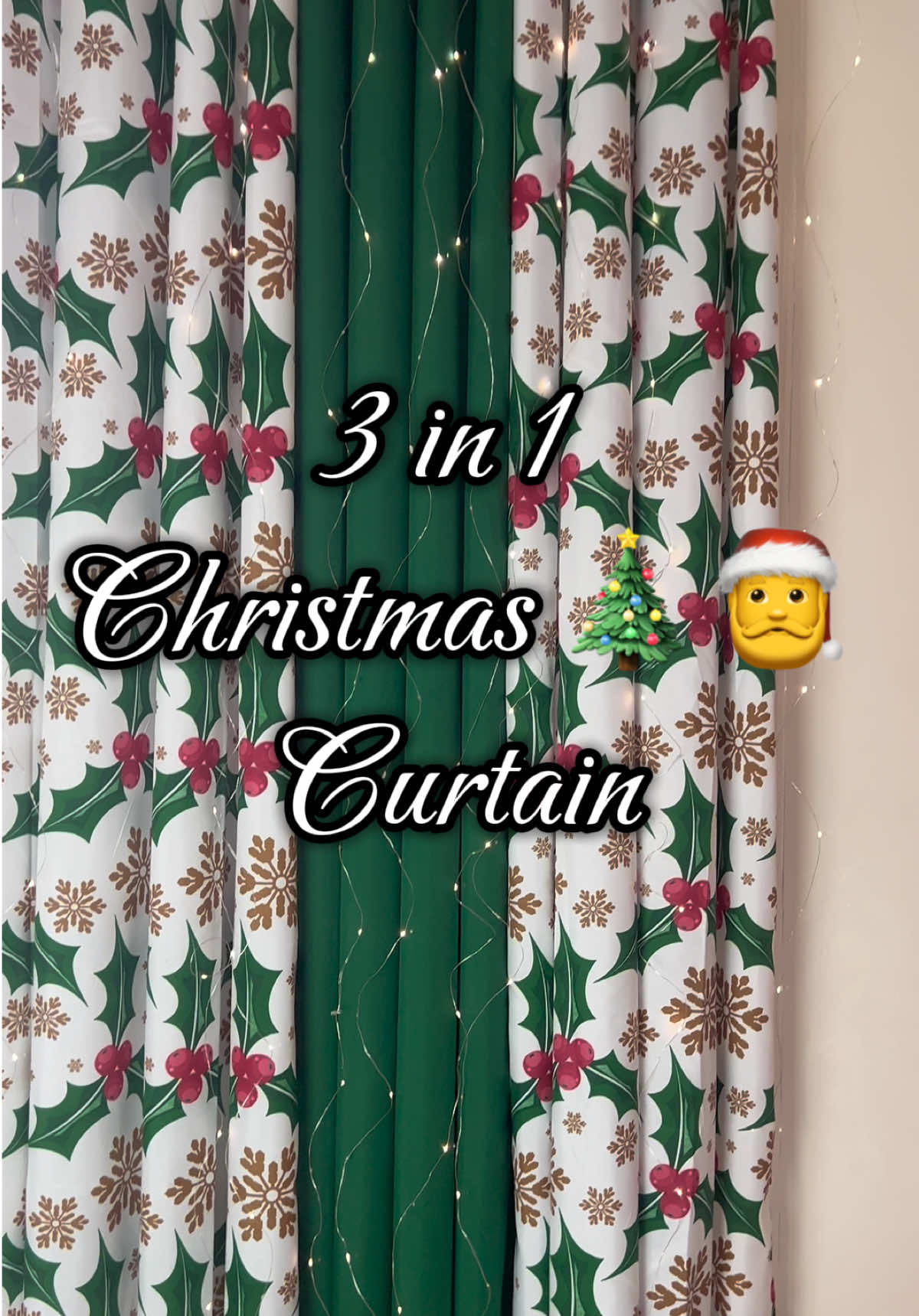Looking for a 3 in 1 Christmas Curtain?? Mhiiee eto na yun Mall Quality ang Tela for its affordable price! 🎄🎅 72 days nlg pasko naaa christmas curtains 2025 design christmas curtains christmas curtain for window christmas curtains lights christmas curtains set christmas curtains buckle christmas curtains aesthetic #christmas #christmasdecor #christmascurtain #christmascurtains #christmascurtainlights 
