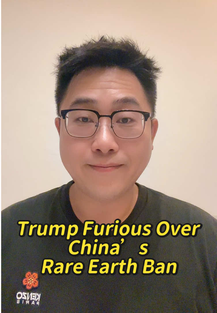 Trump Furious Over China Rare Earth Ban #china #usa #trump #tradewar #tariffs 