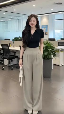 Chị em ơi, em này là “chân ái” luôn nè 💕 Cạp cao che bụng, ống rộng hack dáng cực đỉnh! Size tới 65 ký luôn, mặc thoải mái khỏi lo bó nha 🥰#quancongso #quancapcao #quantaynu #nangcongso #docongso 