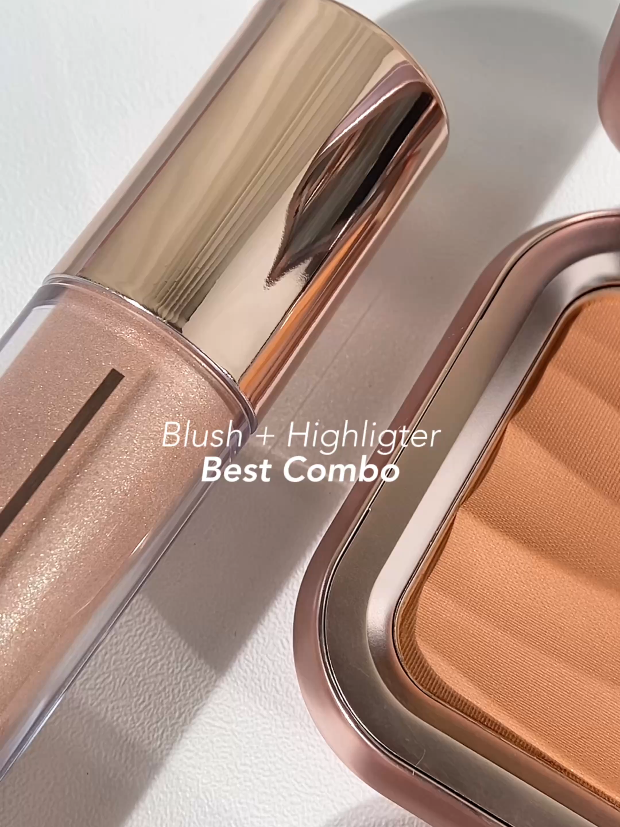 The perfect duo you never knew you needed! 💕 Meet Silk Touch Blusher + Hi Glow Fluid Highlighter: your secret to instant radiance and dimension. One swipe for a soft flush, antoher for the glow. Ready to shine? ✨ #Instaperfect #silktouchblusher #higlowfluidhighlighter #blushhack