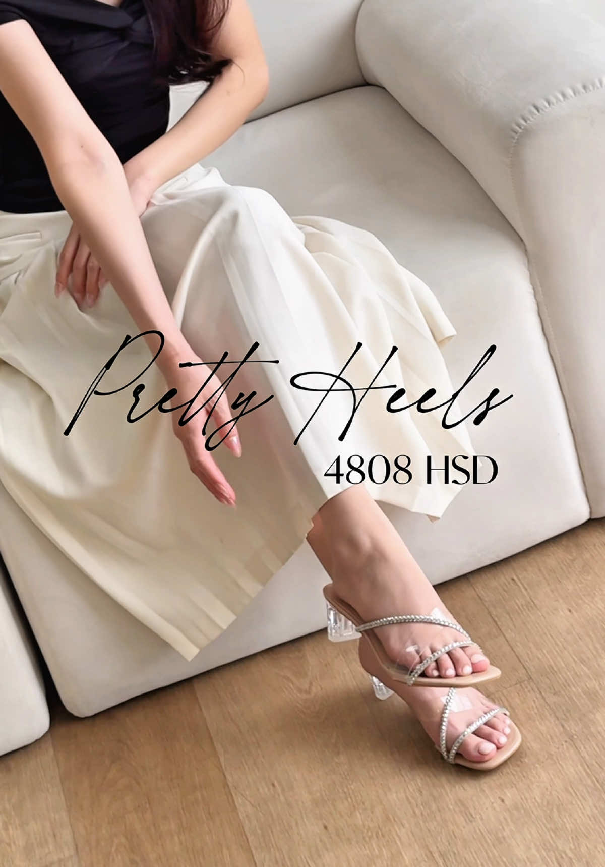 Pretty heels yang siap temani kamu ke pesta maupun acara formal lainnya👠✨ #laviolashoes #heelswanita #elegantheels #clearheels #prettyheels 