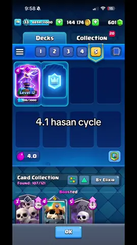 4.1 hasan deck #clashroyale #clash #hasan #ishockdog #fyp 
