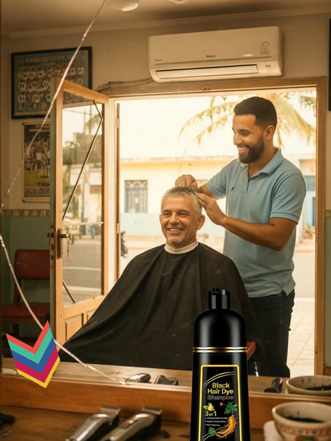 500mL Natural Black Hair Shampoo Hair Dye Professional 3-In-1 Wash/Nourish/Dye Grey Hair White Hair Turn To Black 1.23.1 #Tiktok #TikTokShop #goodthingstoshare #goodthings #shampoo #shampoos #hairdyeshampoo #herbalhairdyeshampoo #Hair #shampoohairdye #haircolor #hairhair #balckhair #balckhairchallenge #TikTokShop1212DoubleSuperSale #capcut #Gift #happynewyear