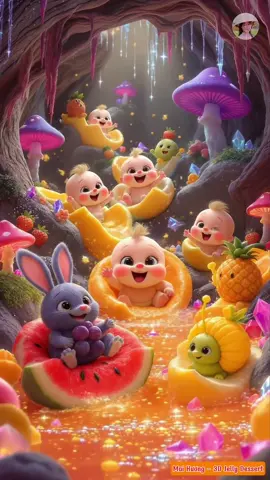 johny johny @Mai Hương Daily #nhacthieunhi #cute #songforkids #maihuongjelly #maihuong3djelly 