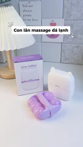 Zá có 1 ly trà sữa mà dùng thích lắm á , nâ.ng cơ , thấm tinh chất , thư giãn lắm nè.  Cho vào tủ lạnh vài giờ lấy ra lăn siê.u đã.  #iceroller  #conlanmatxa 