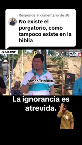 Respuesta a @JG #Dios #Jesús #EspirituSanto #IglesiaCatolica #PadreLuisToro 