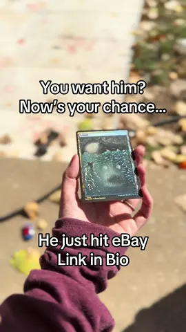 7 day auction, No buyout, 18 hours of work, the best phosphorescent glow pigments on the market from @TechnoGlow Products, original hand painted shiny glowy art on the original card that is also playable… this is nooooot a proxy but altered art and can be passed for sanctioned play He’s listed under a third of what he would go for outright, but with the hope whoever gets him loves him as much as I do! 🖤🖤🖤 Please take care of my adorable little fishy, and good luck! #magicthegathering #tcg #alteredart #handpainted #customcard 
