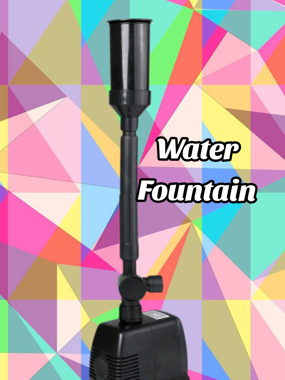 relaxing at fresh vibes sa garden mo 💦 gamit ang 24W Water Fountain Pump! 3 nozzles, easy setup, perfect para sa pond o mini fountain! #waterfountainpump  #homeaesthetic  #gardenvibes  #gardendecor #sulitfinds 