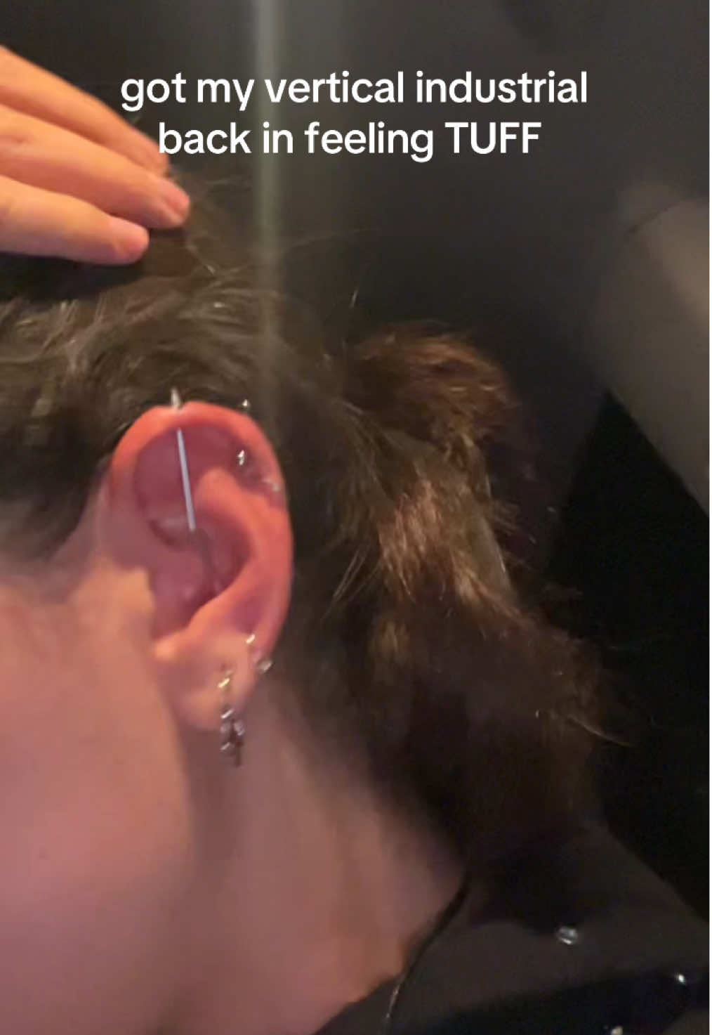 let’s gooo #industrialpiercing #verticalindustrial #piercing 