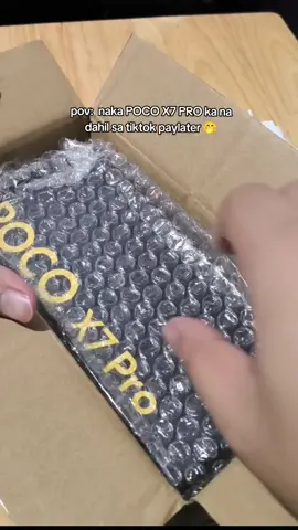 Easy cellphone agad bago magpasko gamit tiktok paylater 🫱🏻‍🫲🏼 #tiktokpaylater #paylater #pocox7pro #pocox7pro5g 