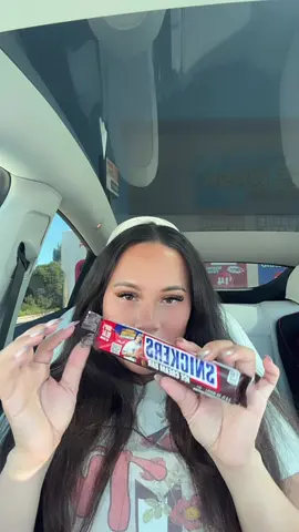 lol tiny, she was eating that snicker ice cream so good! 😂 #asmr #mukbang #snickersicecream #eating #fyppppp
