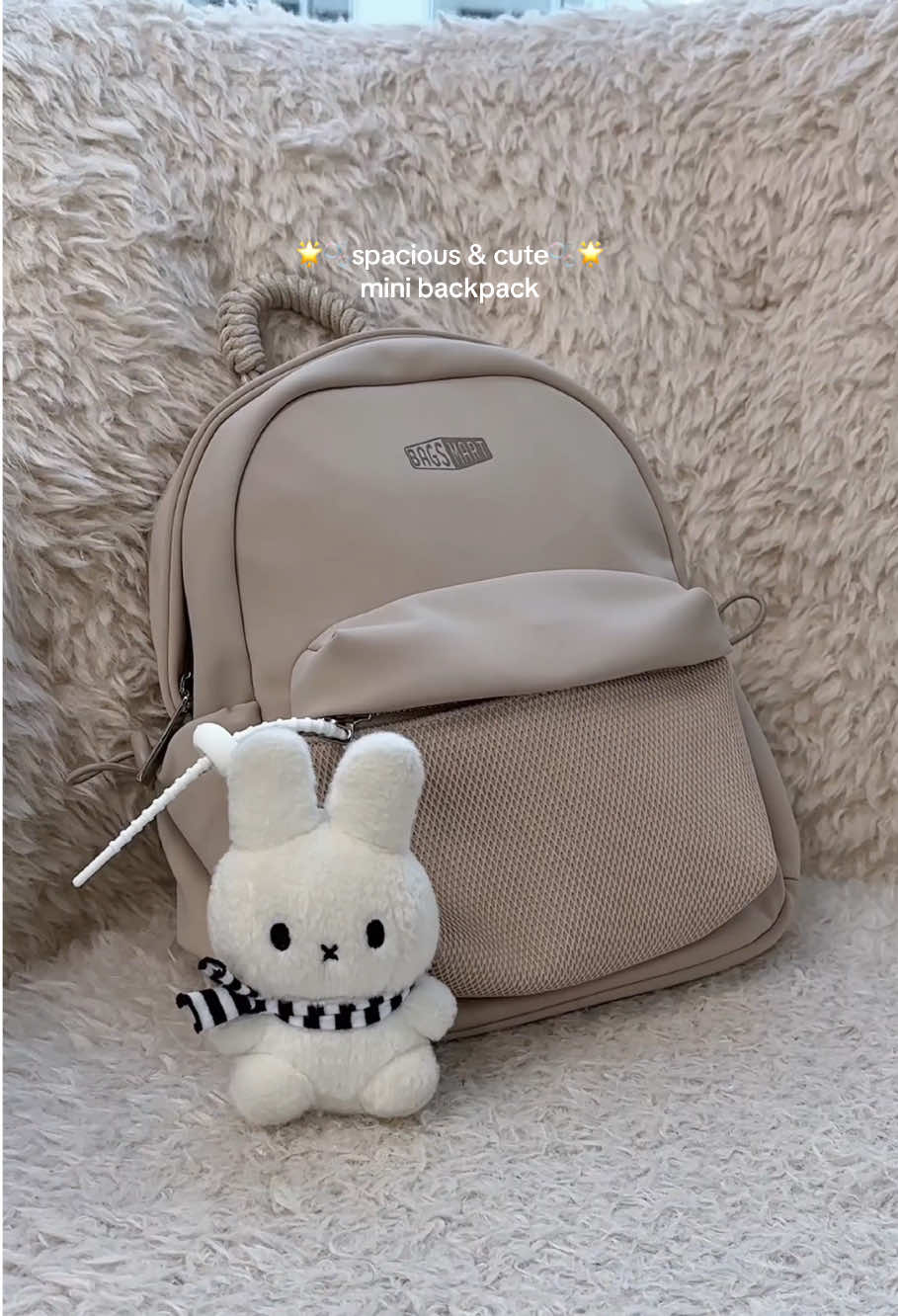 Sooooo love this cute mini backpack 💕#bagsmart #minibackpack #travelbackpack #travelbag #backpacking 